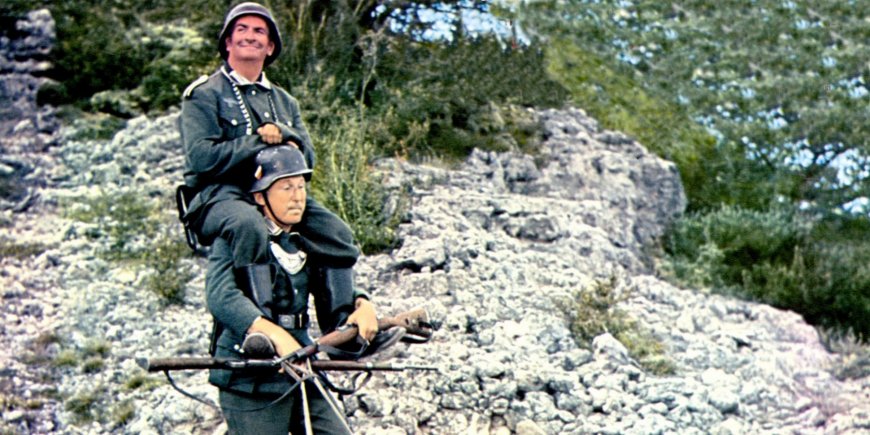 Louis de Funès et Bourvil dans
