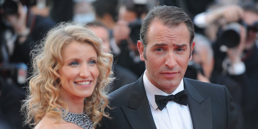 Jean Dujardin et Alexandra Lamy à la projection de