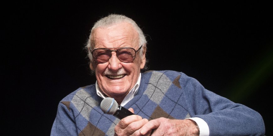 Stan Lee à la conférence de presse Calgary Comic & Entertainment Expo à Alberta au Canada, le 30 avril 2017.