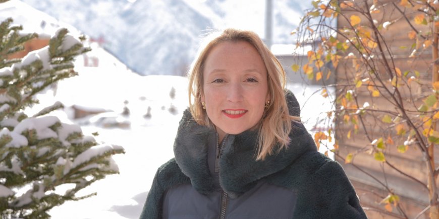 Audrey Lamy au 22e Festival international du film de comédie de l'Alpe d'Huez, le 18 janvier 2019.