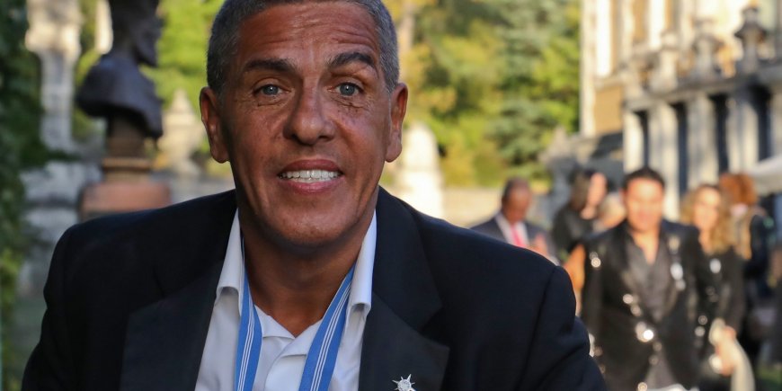 Samy Naceri participe à la 4e édition du Forum de la paix à Yalta, le 1er octobre 2017.