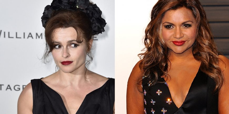 Helena Bonham Carter se rendant à la fête de l'été de WilliamVintage et Mindy Kaling lors de la soirée Vanity Fair des Oscars 2016
