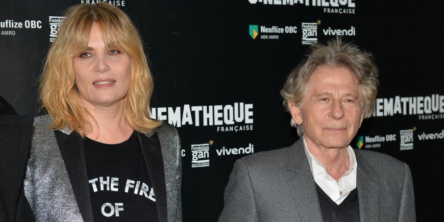 Roman Polanski et Emmanuelle Seigner à la première du film