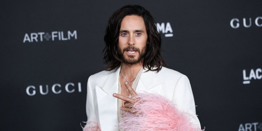 Jared Leto à la 10e édition du LACMA ART à Los Angeles, le 6 novembre 2021.