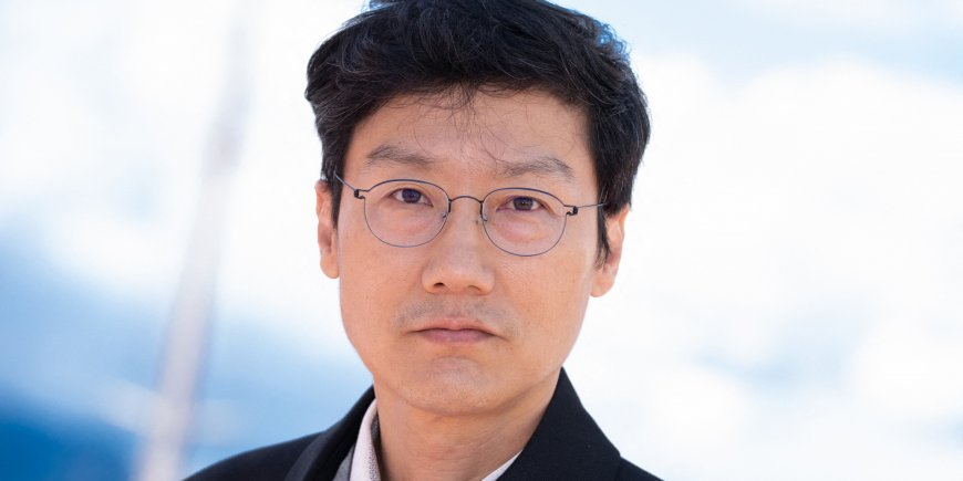 Hwang Dong-hyuk lors de la cinquième saison du festival Canneseries, le 4 avril 2022.