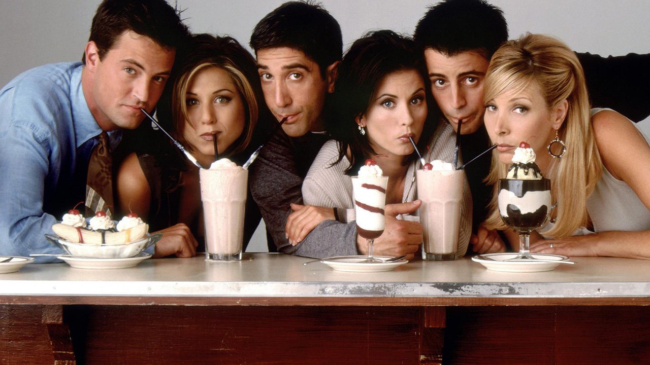 Les acteurs de Friends prennent la pose