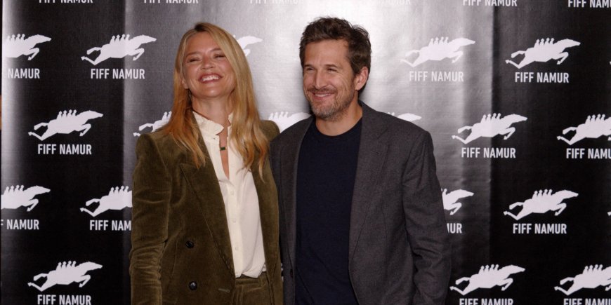 Virginie Efira et Guillaume Canet au Festival du Film de Namur, en Belgique, le 6 octobre 2021.