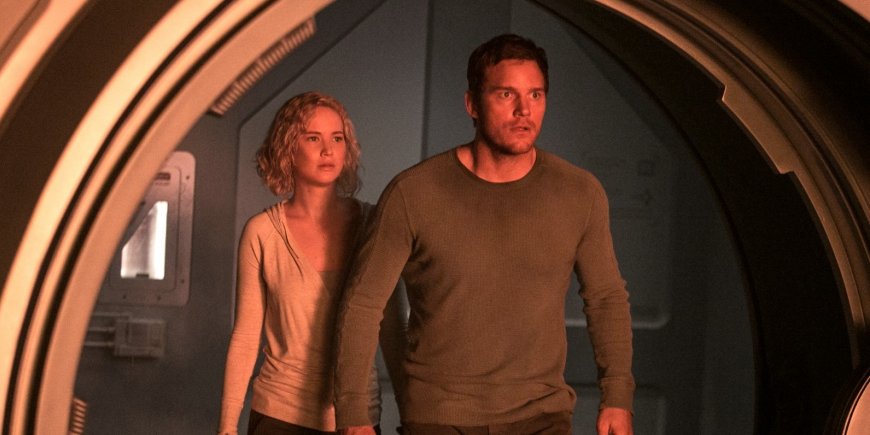 Chris Pratt et Jennifer Lawrence dans