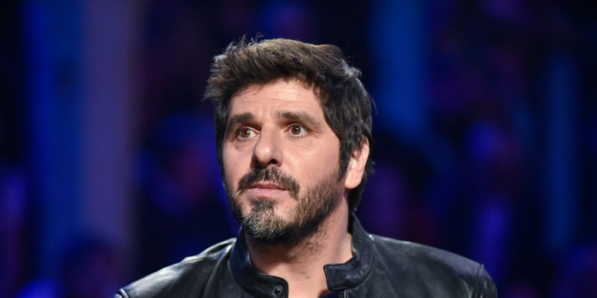 Patrick Fiori au 31e Téléthon à Nogent-sur-Marne, le 9 décembre 2017.