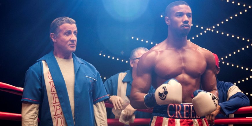 Sylvester Stallone et Michael B. Jordan dans