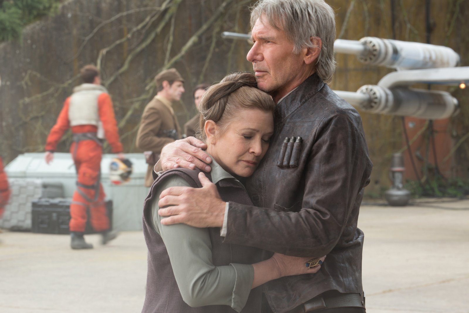 Carrie Fisher et Harrison Ford se retrouvent sur Star Wars : Le Réveil de la Force de J.J. Abrams