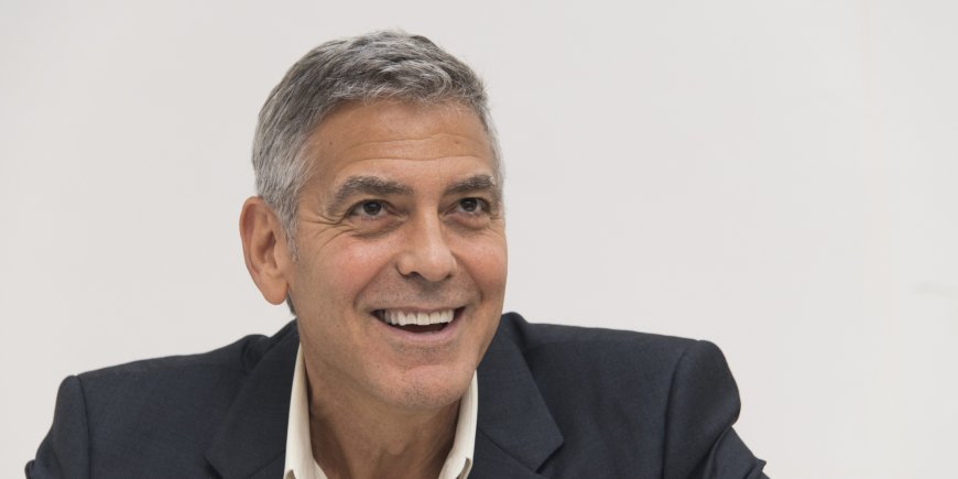 George Clooney à une conférence de presse à la Mostra de Venise, le 1er septembre 2017.