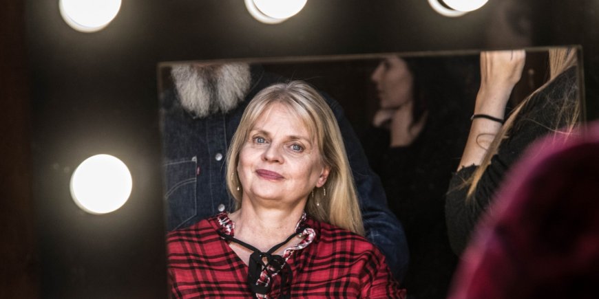 Isabelle Nanty au 21e Festival international du film de comédie de l'Alpe d'Huez, le 19 janvier 2018.