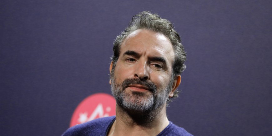 Jean Dujardin au Festival international du film de comédie de l'Alpe d'Huez, le 20 janvier 2018.