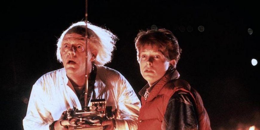 Christopher Lloyd et Michael J. Fox dans