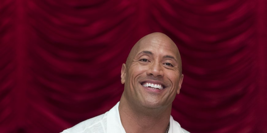 Dwayne Johnson à la conférence de presse du film