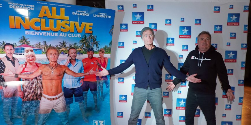Franck Dubosc et Fabien Onteniente à la première de