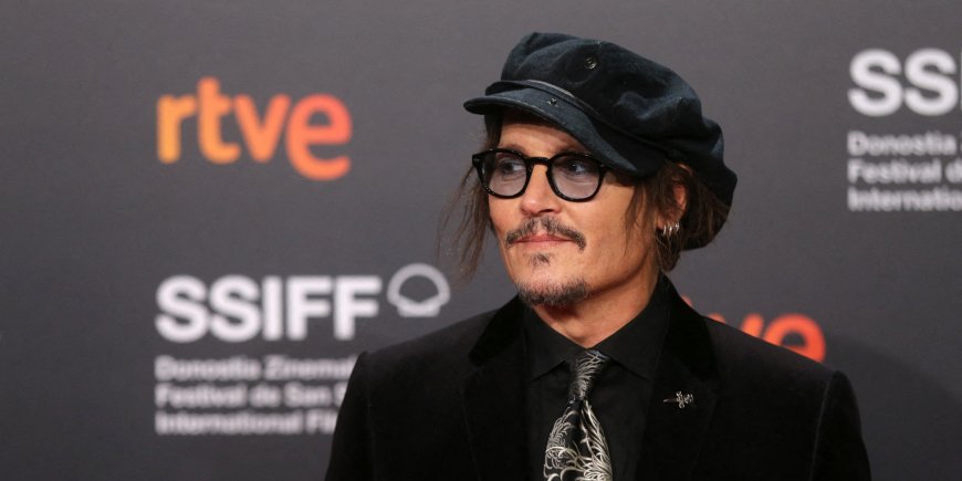 Johnny Depp à la 69e édition du festival du film de San Sebastian, le 22 septembre 2021.