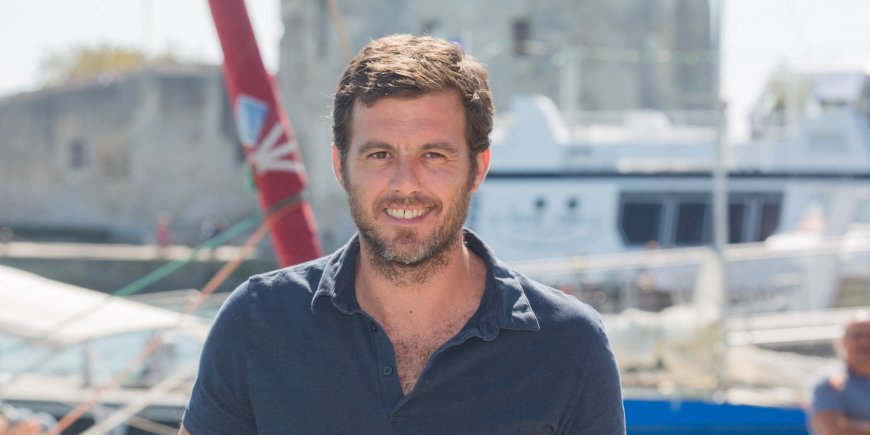 Lannick Gautry au festival de fiction TV de La Rochelle, le 10 septembre 2015.