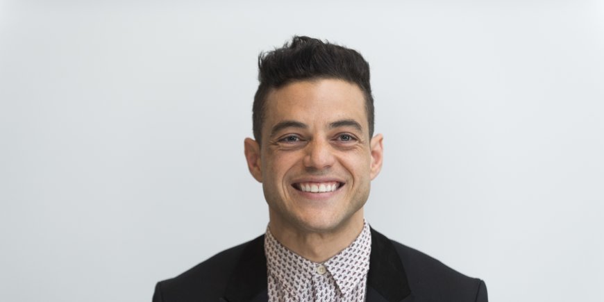 Rami Malek lors de la conférence de presse de la série