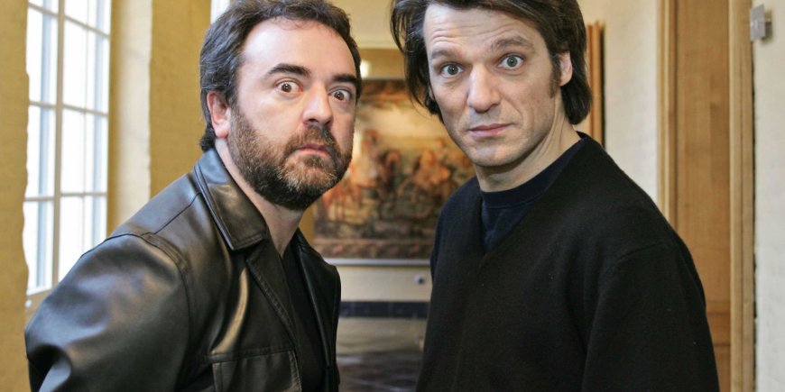 Bruno Solo et Yvan Le Bolloch lors de l'avant-première du film