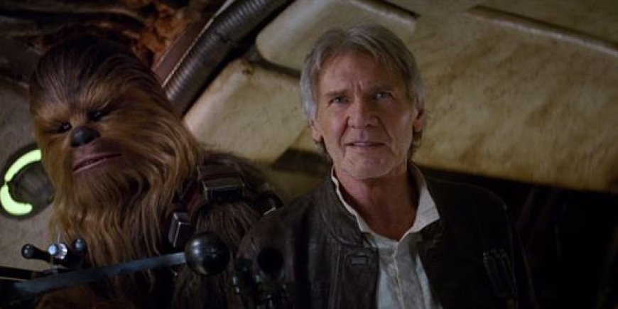 Chewbacca et Han Solo dans le film de J.J. Abrams