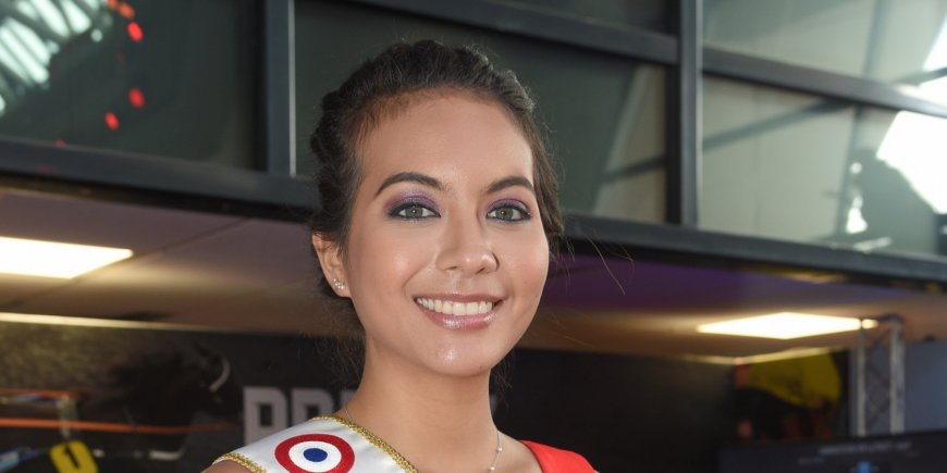 Vaimalama Chaves lors du Grand Prix de France 2019 à l'hippodrome de Vincennes à Paris, le 10 février 2019.
