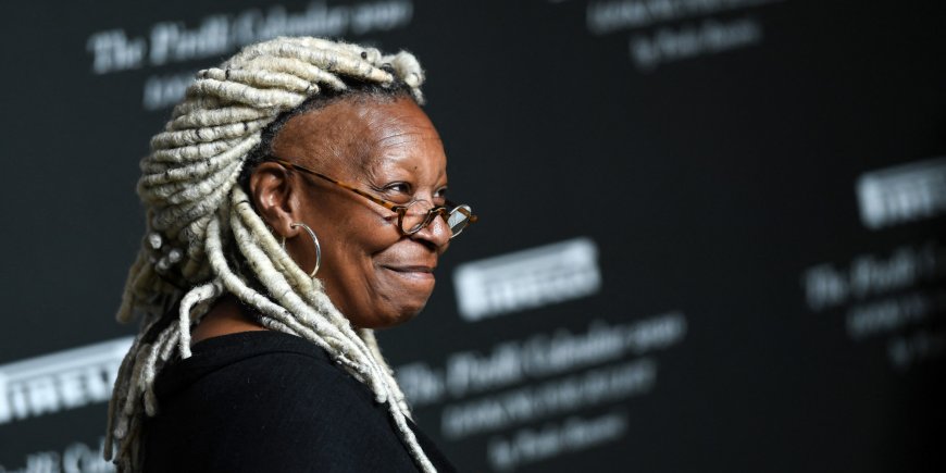 Whoopi Goldberg à la présentation du calendrier Pirelli 2020