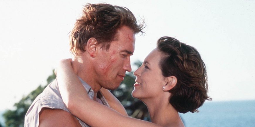 Arnold Schwarzenegger et Jaimie Lee Curtis dans