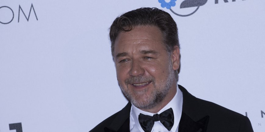 Russell Crowe à la première de ''The Nice Guys' à Rome, le 20 mai 2016.