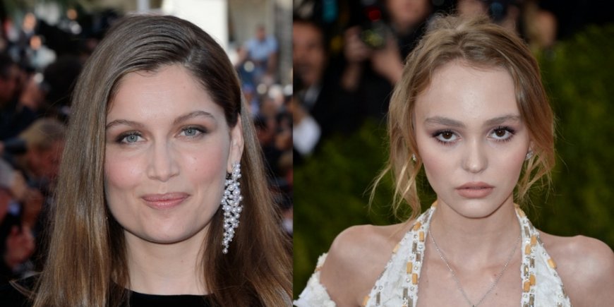 Laetitia Casta au 70e Festival de Cannes, le 21 mai 2017 / Lily-Rose Depp au MET Gala à New York, le 3 mai 2016.