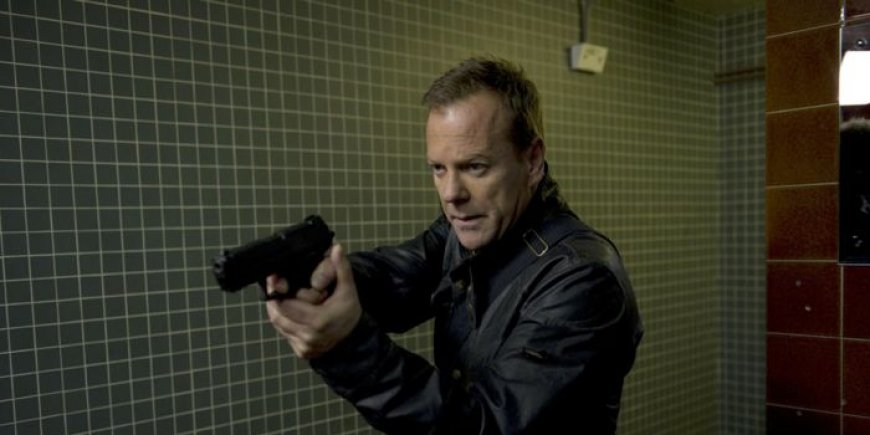 Kiefer Sutherland dans le rôle de Jack Bauer dans la série
