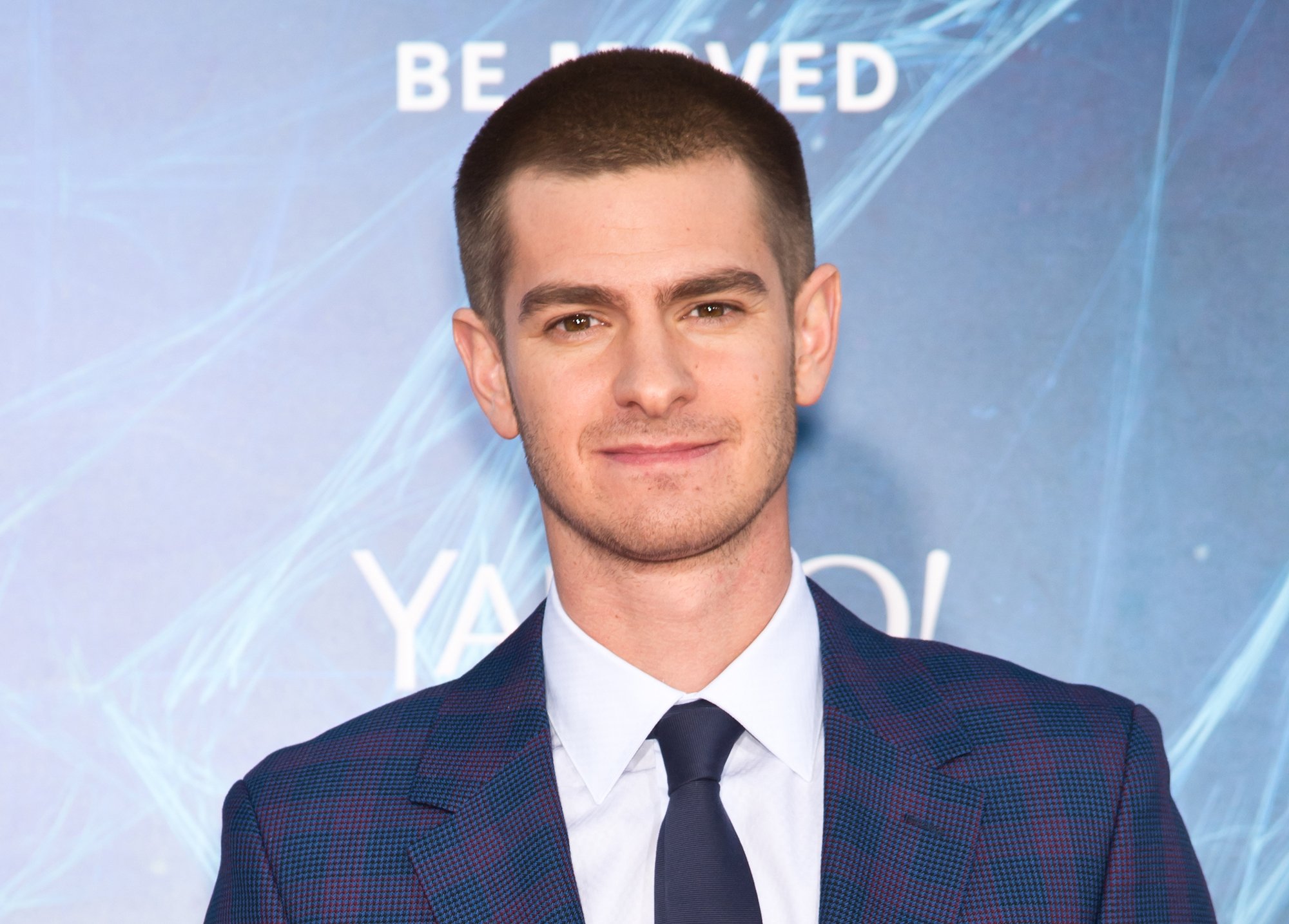 Andrew Garfield à l'avant-première de [ITALIC]The Amazing Spider-Man 2[/ITALIC] en avril 2014 à New York.