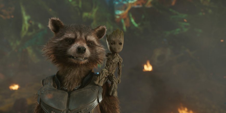 Rocket et Baby Groot dans