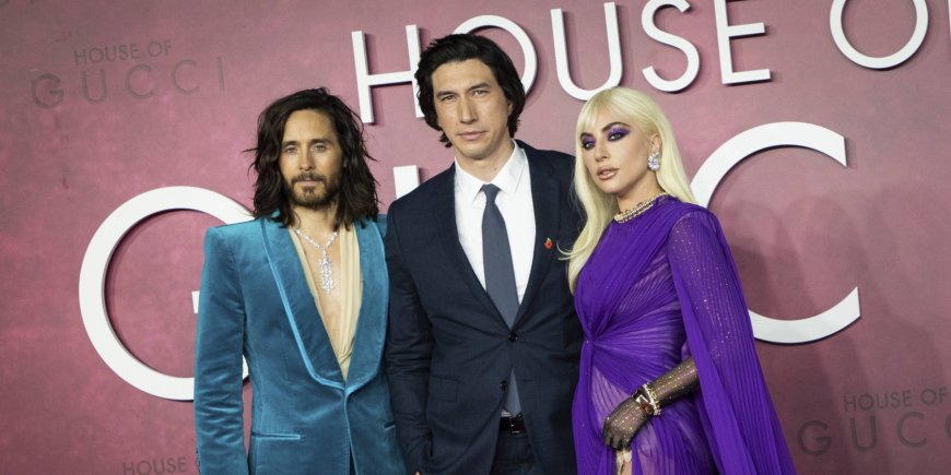 Jared Leto, Adam Driver et Lady GaGa lors de l'avant-première mondiale de