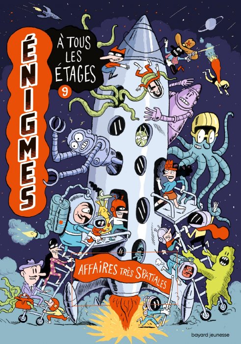 "Énigmes à tous les étages - Affaires très spatiales" de Baptiste Massa et Paul Martin "Énigmes à tous les étages - Affaires très spatiales" de Baptiste Massa et Paul Martin