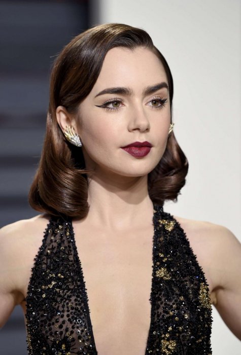 Lily Collins et son parti-pris vintage Lily Collins et son parti-pris vintage