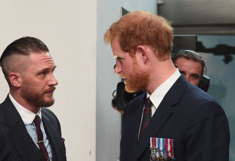 Tom Hardy et le prince Harry Tom Hardy et le prince Harry