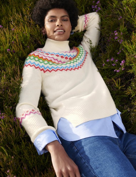 Un pull doudou et looké Un pull doudou et looké