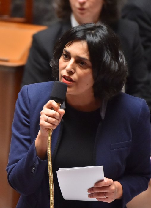 Myriam El Khomri à l'Assemblée nationale le 9 mars 2016 Myriam El Khomri à l'Assemblée nationale le 9 mars 2016