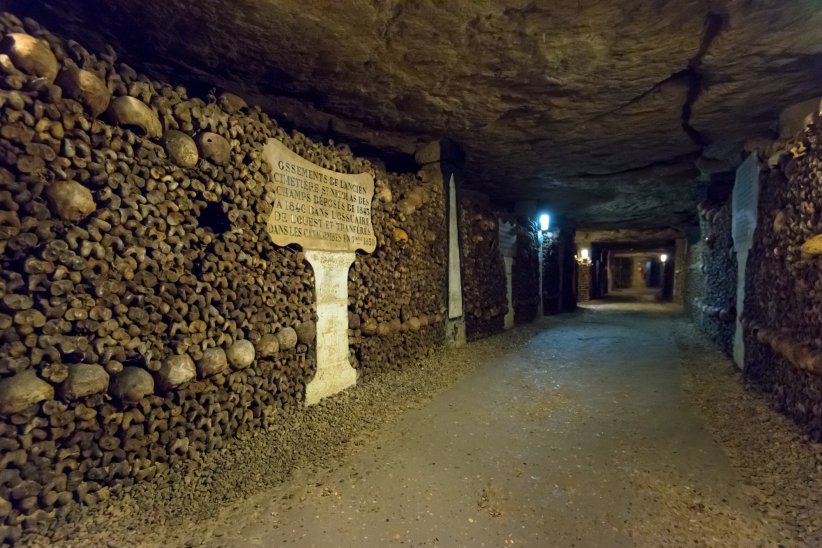 Les Catacombes de Paris, en France Les Catacombes de Paris, en France