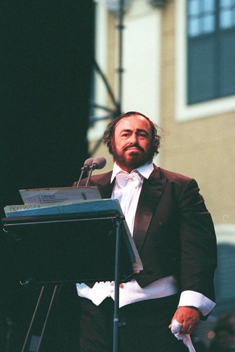 Luciano Pavarotti aurait pu devenir gardien professionnel Luciano Pavarotti aurait pu devenir gardien professionnel