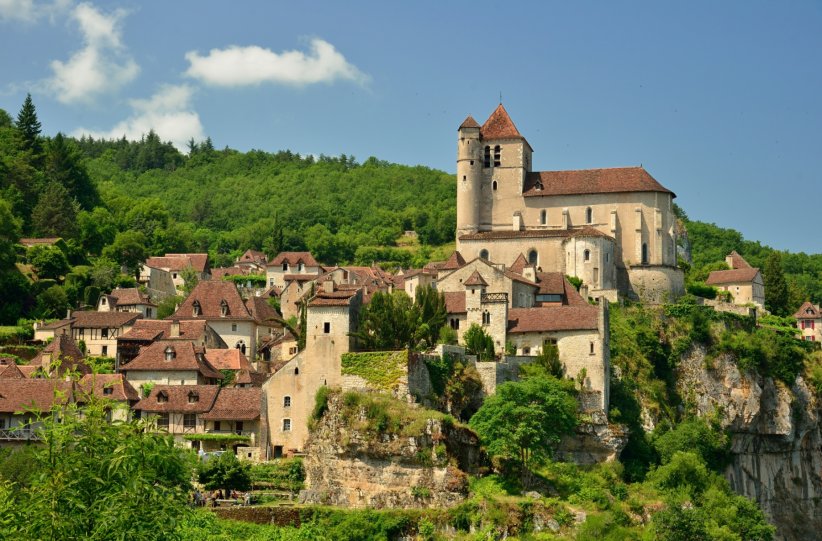 Saint-Cirq-Lapopie : village perché de Breton Saint-Cirq-Lapopie : village perché de Breton