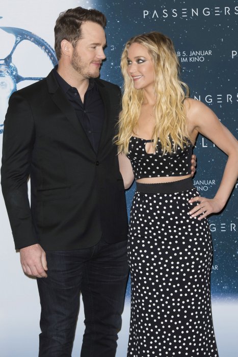 Chris Pratt et Jennifer Lawrence Chris Pratt et Jennifer Lawrence