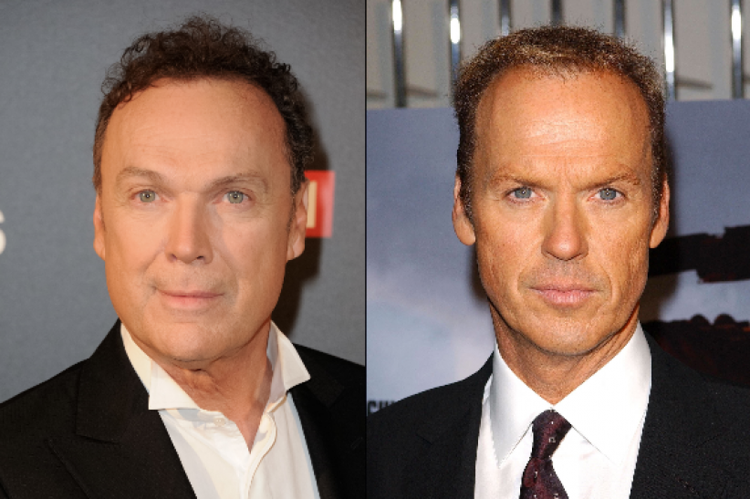 Julien Lepers et Michael Keaton Julien Lepers et Michael Keaton