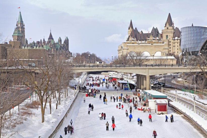 Le canal Rideau, à Ottawa Le canal Rideau, à Ottawa