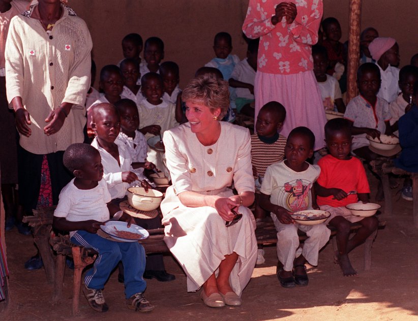 Lady Di, couronnée pour son engagement en 1995 Lady Di, couronnée pour son engagement en 1995