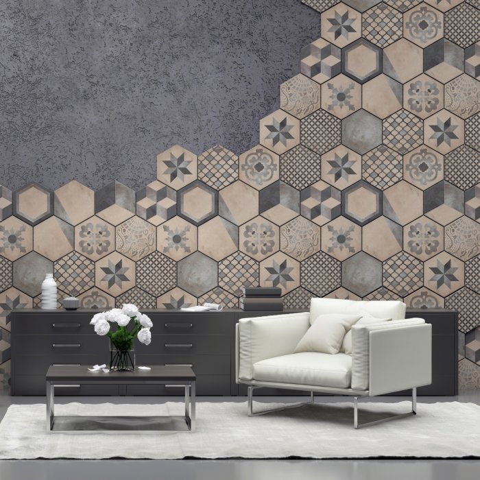 De la mosaïque adhésive De la mosaïque adhésive