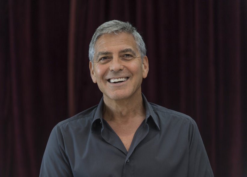 George Clooney : au 7e ciel grâce à une corde George Clooney : au 7e ciel grâce à une corde