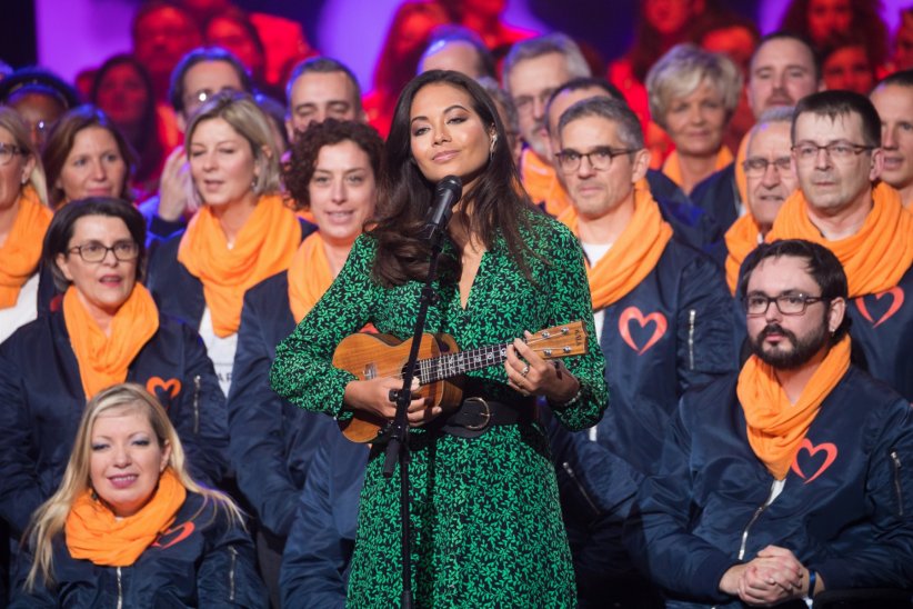 Vaimalama Chaves chante pour le Téléthon Vaimalama Chaves chante pour le Téléthon